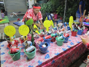 Literal buckets of alcohol