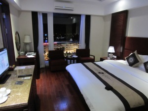 My room in the Moonlight Hotel Hue