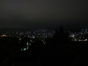 View from the Kuwaiti's balcony.  Camera doesn't do it justice.